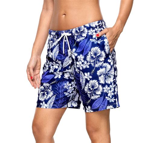 Factory Wholesales Polyester Spandex Womens Board Shorts Custom Women ...