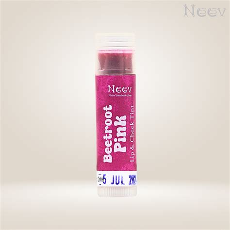 Beetroot Lip and cheek Tint-Pink – Neev Herbal Handmade Soaps