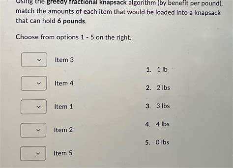 Image result for Fractional Knapsack Using Greedy Method