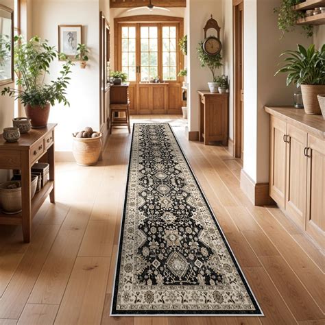 Amazon.com: Washable Hallway Runner Rug 3x12: Non Slip Runner Rugs with ...