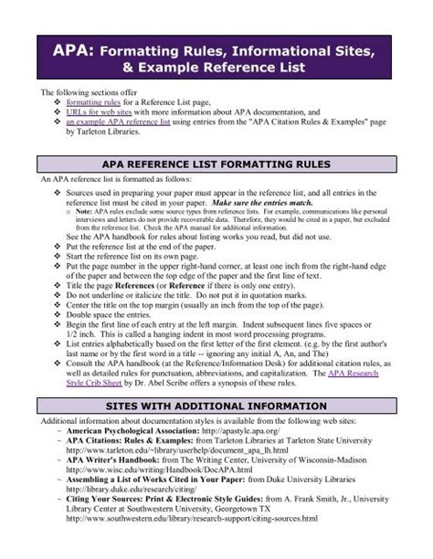 Basic APA Format Rules 的图像结果