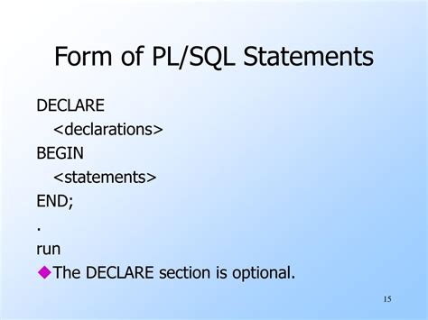 Image result for Statements PL/SQL