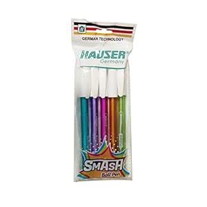 Hauser Smash 0.6mm Needle Point Ball Pens - Pack of 40 (Blue) : Amazon ...