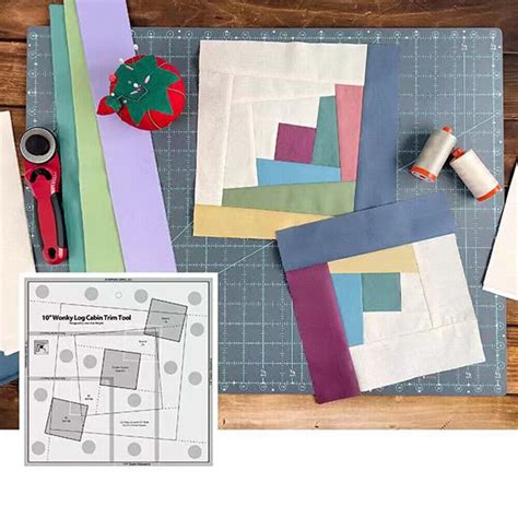 Creative Grid Video Curvy Log Cabin 的图像结果