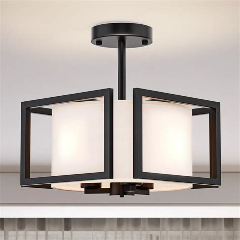 Modern Ceiling Light Fixture - Easric Semi Flush Mount Ceiling Light ...