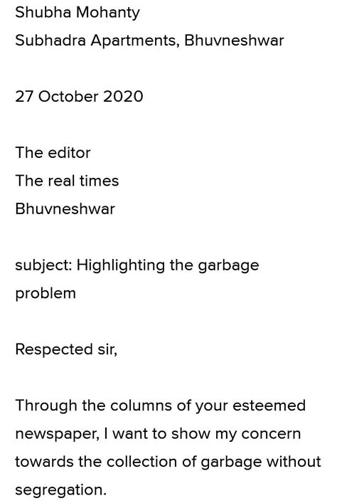 A)You are Shubha/Krushna Mohanty, residing in Subhadra Apartments ...