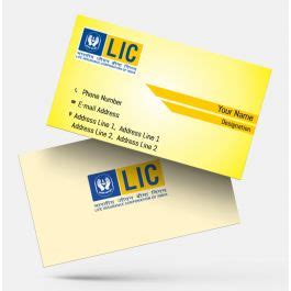 Easy Design & Print: LIC Agent Cards | India Service