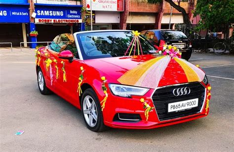 Audi A3 Cabriolet Luxury Wedding Car on Rent for Barat Ceremony