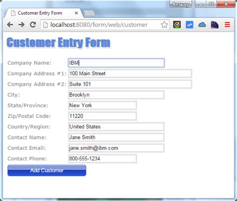 Spring MVC Form Text Field 的图像结果