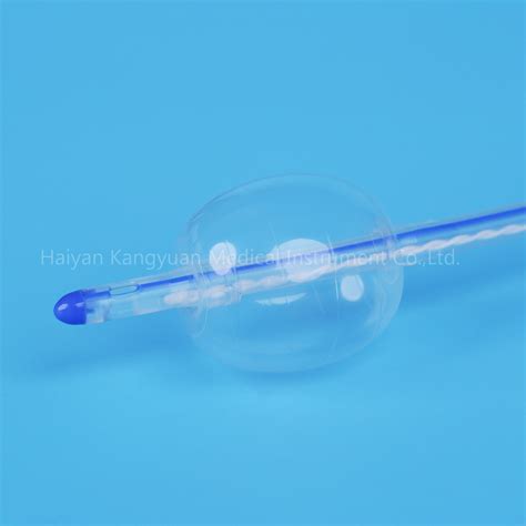 Silicone Urinary Foley Catheter with Temperature Sensor Probe Round ...