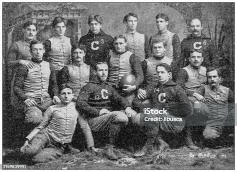 Antique Image University Football Team Cornell University Stock ...