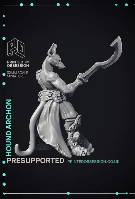 Hound Archon - Celestial - PRESUPPORTED - Heaven Hath no Fury - 32mm ...