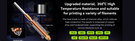 K2 Extruder Upgrade K2 Plus Ceramic Heating Block Hotend Kit ...