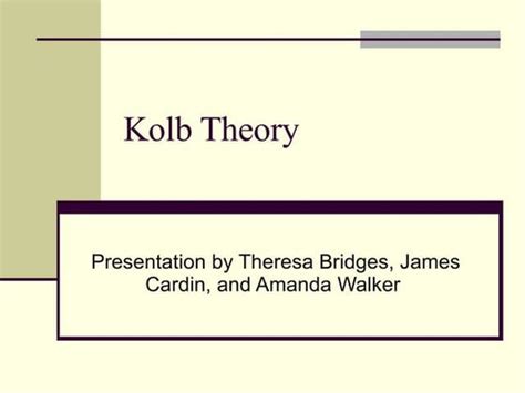 Image result for Kolb Learning Theory Example