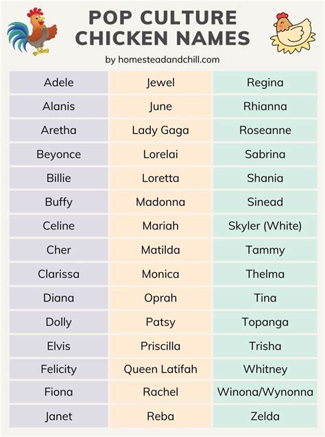 500+ Best Chicken Names: Funny, Cute, Unique, Puns and More ~ Homestead ...