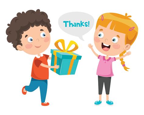 Thank You Illustration With Cartoon Characters 2737728 Vector Art at ...