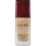Buy Lakme Invisible Finish SPF 8 Liquid Foundation, Shade 05, 25ml ...