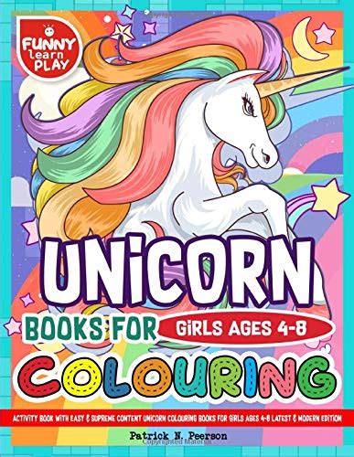 Unicorn Colouring Book: Book Activity Book with Easy & Supreme Content ...