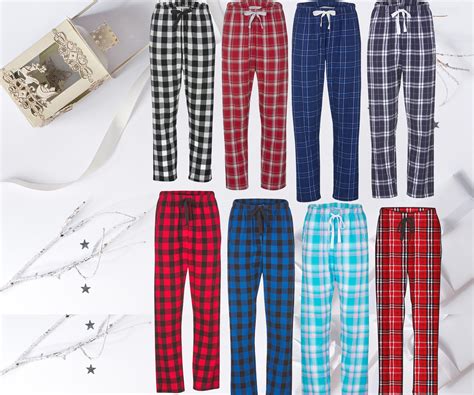 Christmas Plaid Pajama Pants Xmas Eve Family Pocket Pajamas Buffalo ...