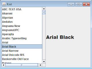 Image result for Jlist Java