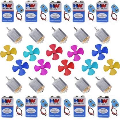 Scriptronics Science Project Kit Dc Motor with Propeller / 9v Battery ...