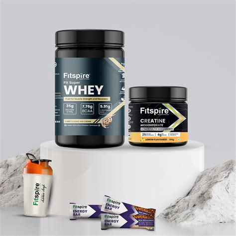 Whey Protein - Cookie & Cream (1 Lbs) With Creatine, Shaker & 3 Energy ...