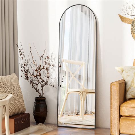 Free Shipping! ANYROSE Arched Full Length Mirror with Stand Frame ...