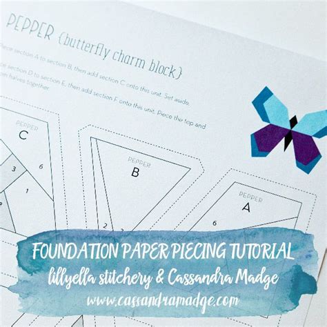 Foundation piecing Tutorial 的图像结果