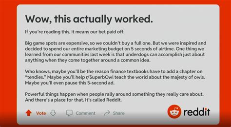 The 5-second Reddit Super Bowl Ad You Probably Missed - Tech