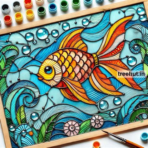 Fish Stain Glass Painting Ideas