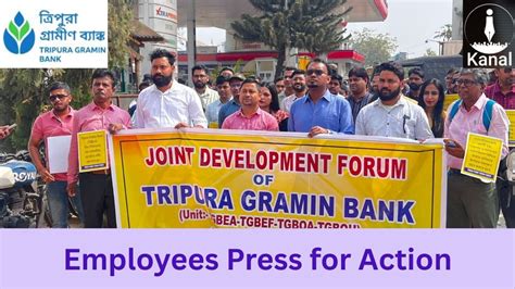 Bankers in Tripura Gramin Bank Conduct Strike Following JDF Notice