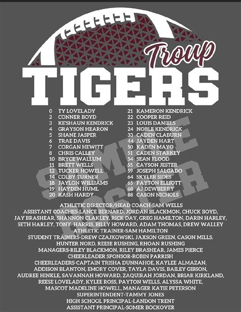 Football Playoff Shirts | Troup High School
