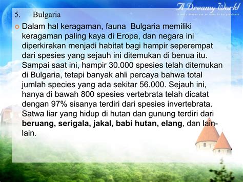 Persebaran fauna di benua eropa | PPTX