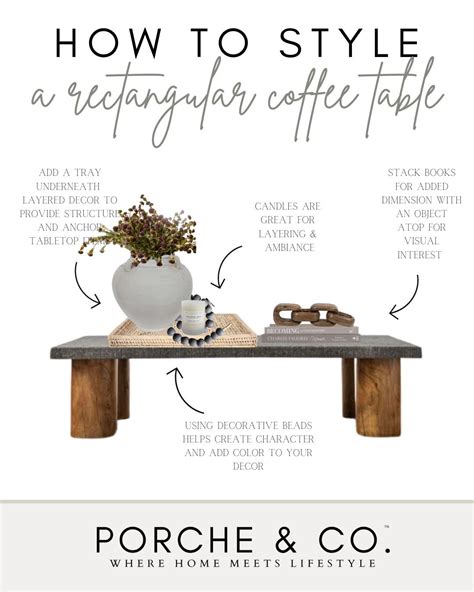 Essential Rectangular Coffee Table Styling Tips