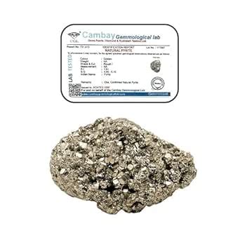 AGATE AURA Original Pyrite Stone Cluster – Natural Golden Iron Pyrite ...