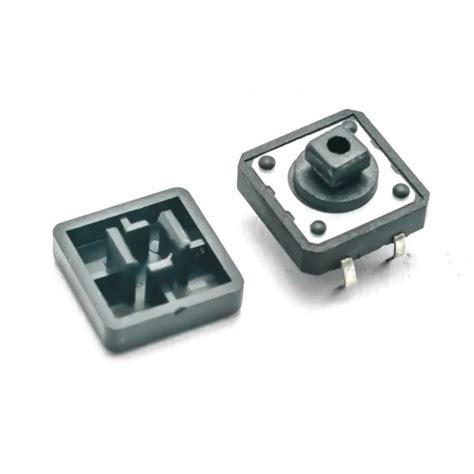 Buy Black Square Cap for 12x12mm Tactile Push Button Online In India at ...