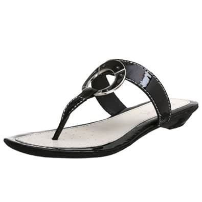 Geox Women's Tori 06 Sandal,Black,37.5 EU (US Women's 7.5 M) : Amazon ...