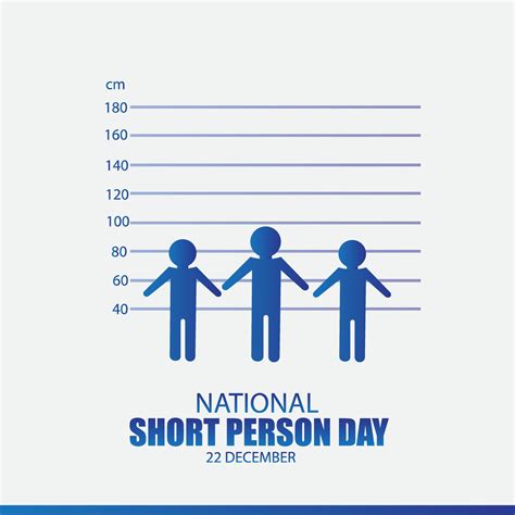 Vector Illustration of National Short Persons Day. Simple and Elegant ...
