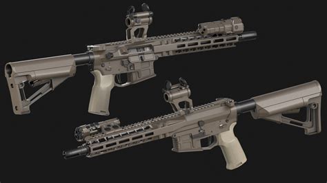 ArtStation - Radian Model 1 Rifle