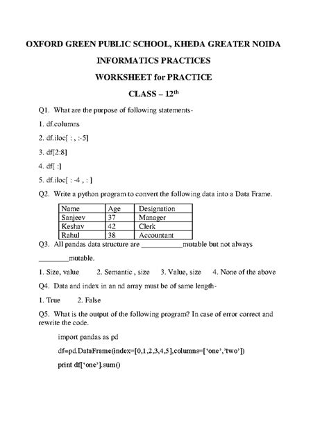 Image result for Class 12 Computer Science Funstions in Python Chapter Worksheet
