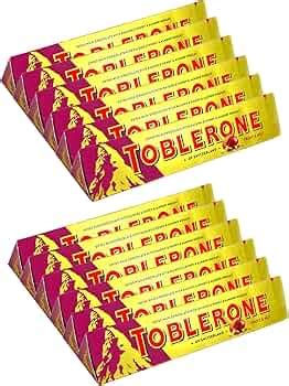 Toblerone Fruit & Nut with Raisins, Honey and Almond Chocolate Bar Pack ...
