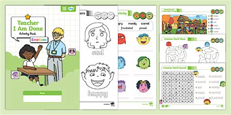 FREE! - 선생님 다했어요! 바쁜 선생님을 위한 활동지 ⅼ 3가지 레벨로 배우는 20가지 주제 학습지