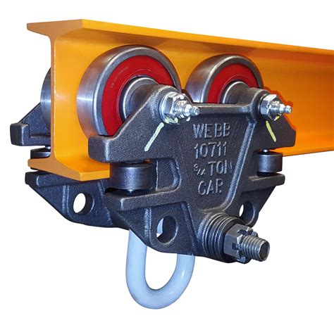 Jervis Webb Beam Trolley With Side Guide Rollers Heavy Duty ...