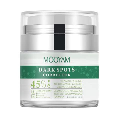 MOOYAM Dark Spots Corrector Cream, 45% Active Concentrate with Vitamin ...