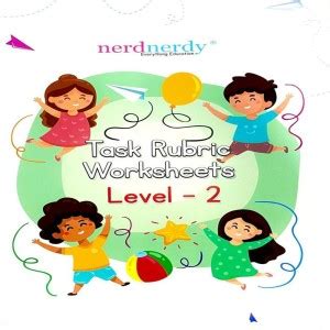 NerdNerdy Task Rubric Worksheets for LKG/ All subjects in one workbook ...