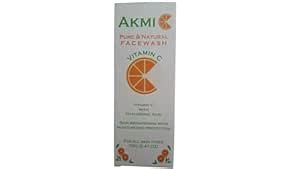 AKMI Pure & Natural Vitamin C Face Wash with Hyaluronic Acid, Skin ...