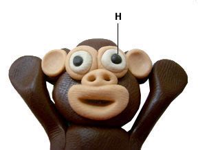 Image result for Monkey Clay Tutorial