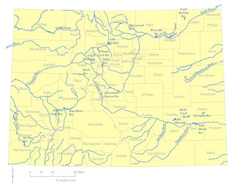 Colorado River Map