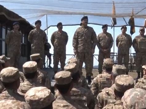Pakistan India | Pakistan Army Chief Asim Munir India Pak Border Visit ...