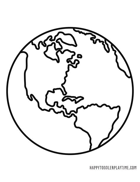 Earth Coloring Sheets Printable - Jace Printable